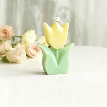 1 Nến thơm hình hoa tulip trang trí, Nến thơm họa tiết hoa lá đẹp mắt, Quà tặng thích hợp cho phòng ngủ, sinh nhật, đám cưới, tiệc mùa xuân Phục sinh (Quà tặng ngày Valentine) - hoa tulip - Xem 11
