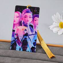 Mattel 韩流女团主题亚克力流苏书签，文学爱好者礼物 - 彩色 - 查看 10