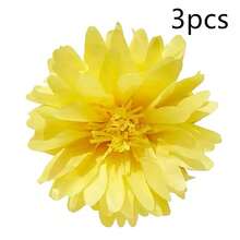 6/9/12/24pcs Daisy Paper Flowers & Pom Poms, Beautiful Daisy Shaped Paper Flowers In Multiple Colors, Suitable For Decorating Birthday Parties, Weddings, Anniversaries, Bachelorette Parties, Valentine's Day Parties, Indoor & Outdoor Decor, Floral Themed Parties - Multicolor - View 16