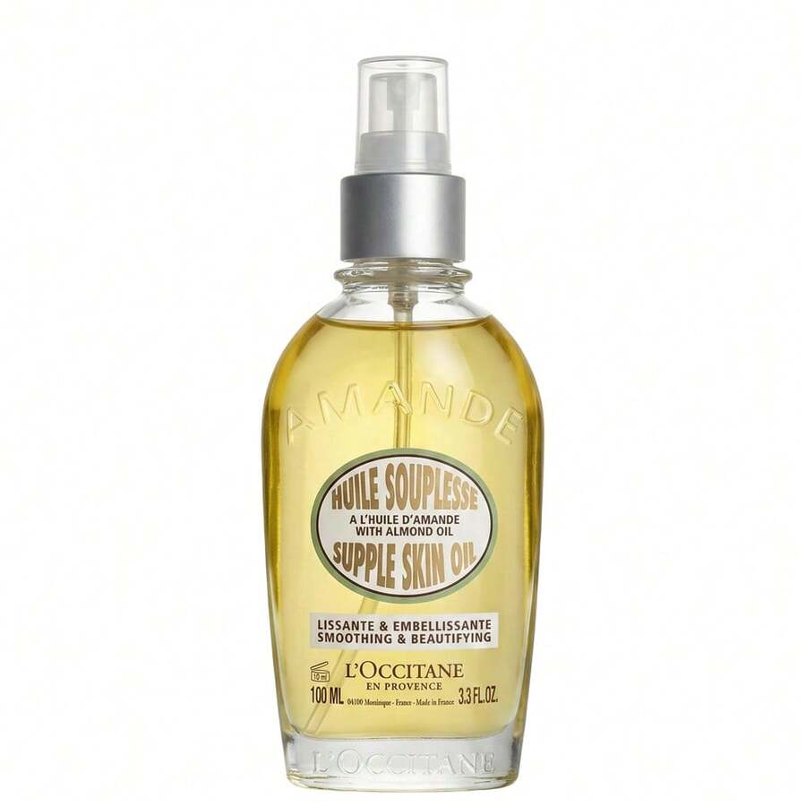 L'Occitane 欧舒丹杏仁柔肤油 100ml，滋养保湿，快速吸收，清爽不油腻，沐浴后奢华身体护理 - 100mL - 查看 1
