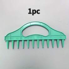 1 Set Multi-Functional Gardening Seeding Tools - Soil Auger, Seeding Spacing Ruler And Garden Rake, Precise Planting Farm Vegetable Gardening Supplies - 1Pc Green - View 9