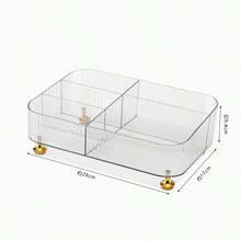 1个桌面收纳盒，客厅整理盒，多隔层分类收纳盒，文具、茶几、遥控器、化妆品多功能收纳盒。化妆品和洗漱用品收纳。 - 彩色 - 查看 11