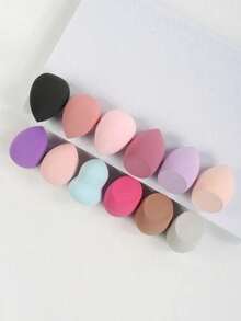 Large 6cm*4cm/2.32in*1.57in Powder Puff, Wet & Dry Use Makeup Sponge, Random Color, Suitable For Makeup Application And Concealing, Portable, Great Christmas Gift For Friends,Giveaways,Travel,Cheap Stuff,Travel Essential - Multicolor - View 5