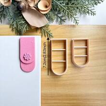 Elegant Handmade Polymer Clay Bookmark Mold, Clay Bookmark Mold, Polymer Clay Cutting Tools, Suitable For Handmade Bookmarks, Jewelry Making Kits, DIY Clay Cutting Tools, Handmade Gift Tools, Art Tools, High Quality Tools - Apricot - View 11