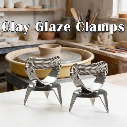 Ceramic Glaze Clip, Stainless Steel Ceramic Glaze Dipping Clip, Ceramic Glaze Clip, Ceramic Glaze Dipping Tool