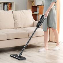 14000PA Wireless Stick Vacuum With LED Light – Vacuuming + Mopping 2-In-1, Detachable Battery, Multiple Attachments For Deep Cleaning Floors, Stairs, And Furniture - 黑色 - 查看 9