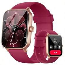 Reloj inteligente con Alexa integrada llamada Bluetooth estable nuevo con monitor de frecuencia cardíaca/SpO2/estrés/sueño 100 deportes relojes inteligentes impermeables IP68 para iOS Android-003 - Rojo - Ver 6