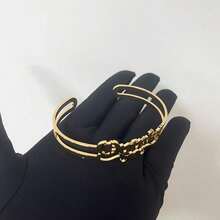 Ladies' Customized Retro English Name Bracelet - Fashionable Punk Personalized Letter Heart Bracelet, Waterproof And Non Fading Adjustable Open Loop Buckle, Stainless Steel Bracelet Birthday Gift - Multicolor - View 3