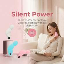 Multifunctional Full Body Massage Stick, Designed For Women, Compact And Portable, Muscle Relaxation, Vibration Massage Gun - Pink - View 2