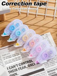 Correction Tape 3/6/12 PCS, For Smooth Error Covering, School Exams & Office Documents, Suitable For School And Office Household Items Back To School - Sets - View 9