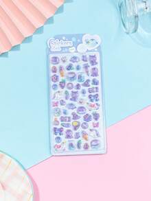 Colorful 3D Epoxy Resin Stickers - Cute Animals - Waterproof, Reusable, Repositionable, Self-Adhesive, High-Quality Resin - Perfect For Decorating Smartphones, Phone Cases, Laptops, Desktops, Tablets, Stationery, Notebooks, Journals, Planners, Scrapbooks, Mugs, Water Bottles, Refrigerators, Gift Wrapping, DIY Decor - Multicolor - View 8