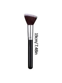 2pcs Nail Art Powder Brush, Soft Fluffy Wide Head Cleaning Brush, Salon Dust Brush, Multi-Functional Loose Powder Brush, Makeup Tools - Black - View 8