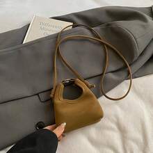 1pc New Spring/Autumn Kids Bag, Korean Embroidered Cute Bear Half Moon Bag, Girls Mini Crossbody Coin Purse, Children Sling Bag - Multicolor - View 9