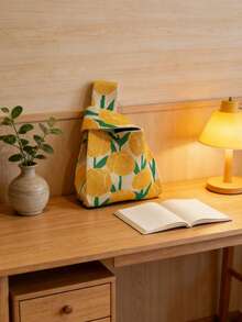 Tulip Knotted Bag, Vest Bag,Women's Geometric Petal Pattern Crocheted Bag,Suitable For Vacation 1 Piece Mini Crochet Bags Handheld Bag, Eye-Catching Beach Bag Summer, Beach Necessities,Beach Essentials,Beach Stuff & Summer Essentials, Hottest Beach Bags,Wedding Bride Bridesmaid Gifts, Party Gifts,Christmas Gifts, Thanksgiving Gifts,Bridal Showers, Back To School Gifts, Teacher Gifts,Easter Gifts - Multicolor - View 4