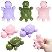 1/3/6/12pcs Turtle Shaped Squeeze Stress Relief Toys, Suitable For Children's Party Favors, Family Fidget Toys, Taba Squeeze Toys For Adults And Kids - Multicolor - View 14