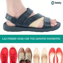 Feetly® Almoaa de Gel tector de uanetes con Manga [2 Pares] Separador de Dedos de Pie de Silicona Calcetín de Compresión para Dedo Gordo  Pie - Tratamiento allux Valgus Férula para Uso Diurno o Nocturno Bunion Cor 2 Pares - ige - 2 pares beige - Ver 5
