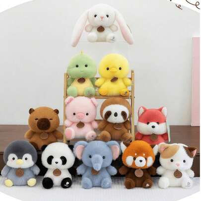 Brand New Adorable Plush Animal Toys! These Cute Desktop Companion Plush Toys Are Soft And Comfortable, Suitable For All Ages. They Are The Perfect Plush Doll Decorations For Home And Office. These Warm And Cozy Plush Animal Friends Are Plush Toys, Plush Animals, Cute Plush Toys, Desktop Companion Plush Toys, Arcade Gifts.