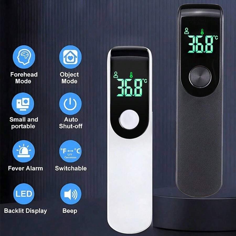 Mini Digital Thermometer, Portable Electronic Thermometer For Outdoor And Home Use - Multicolor - View 1