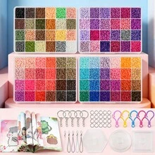 Kit de cuentas de fusión de 2.6 mm en colores surtidos con herramientas y tablero de clavijas, un gran regalo para familiares y amigos, accesorios DIY personalizados - Perlas fundidas - Ver 7
