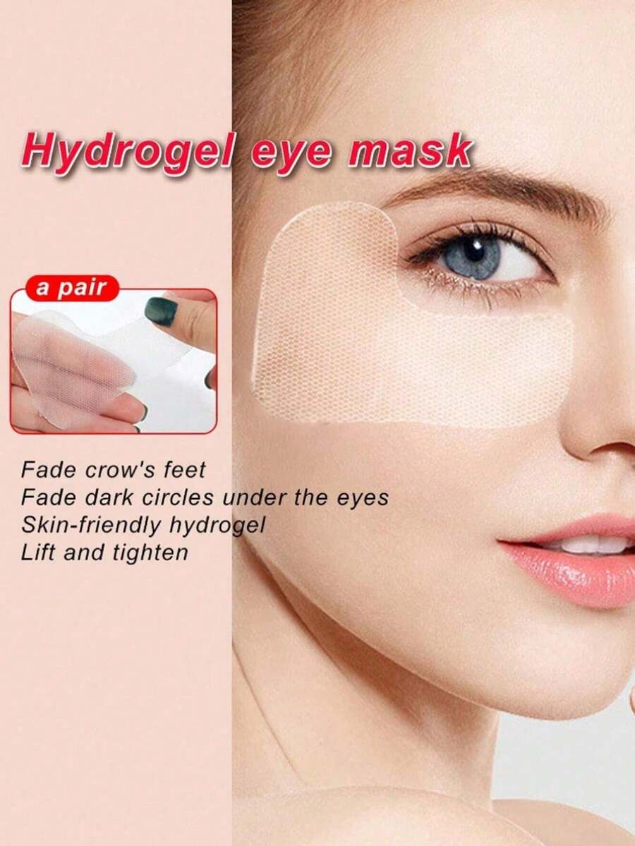 5/10pcs Eye Lifting & Firming Anti-Dark Circles & Fine Lines Eye Gel Patches, Collagen Eye Masks For Men & Women - Multicolor - View 1
