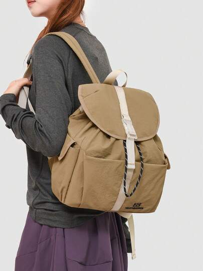 2026 Light Wash Denim Backpack - Multi-Function Water-Resistant School Bag | Perfect Gift For Students/Teachers (Unisex, All Seasons) Chic Denim Drawstring Backpack - Water-Resistant Multi-Use Bag For School/Gifting | Ideal Holiday Gift (Unisex, All Seasons)