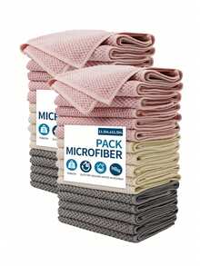 Multi-Purpose Kitchen Cleaning Cloth, Highly Absorbent Car Wash Towel, Kitchen Cleaning Rag, Dish Washing Cloth - Multicolor - View 1