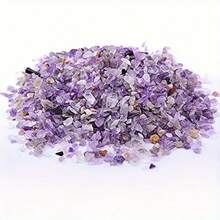 0.71/1.76/3.53/7.05oz Natural Pebble Amethyst, Crushed Quartz, Asymmetrical Pebble Stones, Vase Filler, Aquarium Gravel - A - View 11