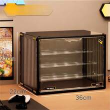 1pc Retail Display Cabinet Acrylic Display Case Dust-Proof Collectible Figurine Display Shelf Storage Box - Multicolor - View 10