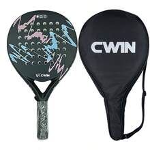 CAMEWIN Padel Racket Tennis Carbon Fiber Soft EVA Face Tennis Paddle Racquet Racket With Padle Bag Cover - Multicolor - View 8