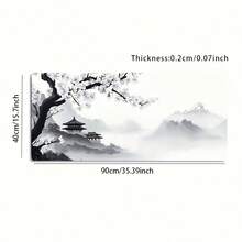 1 件大尺寸游戏鼠标垫，采用传统中国风格山水建筑黑白水墨画设计。这款防滑可水洗橡胶底座鼠标垫经久耐用、防污，不仅是理想的游戏鼠标垫，也是时尚的桌面装饰和学习配件——是送给游戏玩家的完美礼物。 - 彩色 - 查看 6