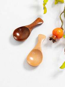 3件套家用冰淇淋勺，木勺，适用于茶、奶粉、冰淇淋、甜点、米饭、果酱等。 - 彩色 - 查看 8