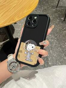 A Cartoon Snoopy Pattern, A High-Bamboo Anti-Drop Phone Case Made Of Tpu Material, Can Be Given As A Holiday Gift. It Is Suitable For IPhone Xs/ XS Max /Xr/11, 12, 13, 14, 15, 16pro/Promax/14, 15, 16plus/17, And Is Suitable For Both Men And Women - 彩色 - 查看 2