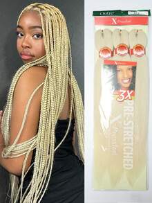 3PCS 32-Inch Pre-Stretched Braiding Hair - Smooth Yaki Texture, Flame Retardant Synthetic Fiber For All Women - Multicolor - View 14