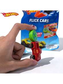 1个Hot Wheels官方授权盲盒装随机款式桌面收藏减压趣味礼物口袋大小收藏品，适合桌面和旅行娱乐 - 藍色 - 查看 4