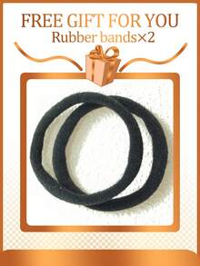 Water Wave Ponytail Human Hair Extension Remy Human Hair Wrap Around Drawstring In Ponytail Extensions Easy To Install Natural Black #1B For Women - Natural Black - View 7