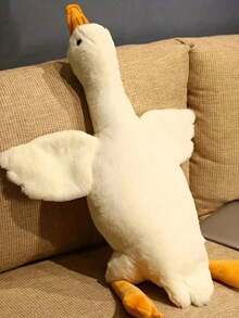 1 件柔软毛绒鸭子玩偶，白色/灰色/棕色，猫狗的伴侣动物，帮助狗玩耍和消耗能量，适合中小型宠物（不建议用于大型宠物，因为它们可能会咀嚼和损坏） - 彩色 - 查看 20