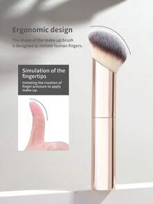 MAANGE Bộ cọ trang điểm chuyên nghiệp bằng hợp kim nhôm, thích hợp mang theo khi đi du lịch, bao gồm cọ nền, cọ má hồng, cọ che khuyết điểm, cọ tạo khối, cọ vát, được làm từ sợi mềm mại, tiện lợi mang theo, thích hợp làm quà tặng cho phụ nữ và các cô gái. - Vàng - Xem 5