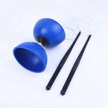 Juguete chino Yoyo Diabolo, equipo de entrenamiento de integración sensorial, juego de juguetes para hacer ejercicio, juguete para niños y ancianos YOYB - Azul L - Ver 15