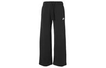Quần dài ống rộng cạp trung bình, có dây rút, màu đen, in logo thương hiệu Nike Sportswear. - màu đen - Xem 11