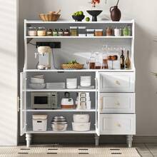 Buffets & Sideboards - White + MDF-1 - View 3