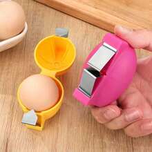 Egg Beater, Egg Shell Opener, Egg Separator, Home Kitchen Baking Tool - Multicolor - View 1