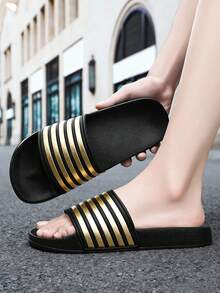 加大码 36-50 男士夏季拖鞋，户外舒适休闲鞋，轻便防滑家居拖鞋，耐穿透气男士凉鞋，适合户外及日常穿着（不规则花纹）。拖鞋鞋底采用 EVA 材质，不宜长时间阳光直射，否则鞋子会缩水。 - 金1969 - 查看 4