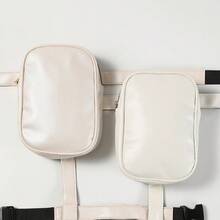 时尚腰包/大腿包，酷女孩户外徒步摩托车大腿包，男女通用手机袋 - 彩色 - 查看 4