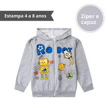 Separate Fleece Jacket For Boys, Winter, Sizes 2, 3, 4, 6, 8, 10, 12, 14 Years, Zipper And Hooded Jacket - Silver - View 2