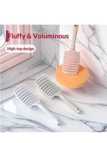 1pc High Cost-Effective Practical Colorful Pig Rib Shaped Comb, Made Of Plastic Material, Curved Design, Fluffy Top, Can Effectively Prevent Static, Not Easy To , Not Pull The Scalp, Can Massage The Scalp, Increase Hair Volume, Suitable For All Hair Types, Daily Styling, Hair Salon, Quick Grooming, Home Care, Commuting Styling And Other Scenarios, An Essential Item For Mother's Day And Graduation Season For Barber Salon Beauty Travel Essential Hair Products,Hair Cares,Hair Accessories Hair Tool Kit Hair Styling Kit - Multicolor - View 10