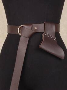 2 bao kiếm da thời Trung cổ, bao kiếm hiệp sĩ Viking thời Phục hưng dùng cho hóa trang Halloween, biểu diễn sân khấu, nhập vai, thắt lưng cổ điển - C - Xem 8