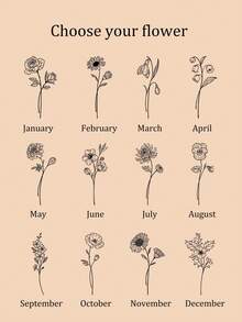 1PC Customized Women's Makeup Bag/Storage Bag With Customized Text And Month Flowers,Customized Waterproof PU Leather Cosmetic Bag, Large Capacity Dual Layer Makeup Bag With Compartments, Spacious Toiletry Bag With Divider, Makeup Organizer - Multicolor - View 7