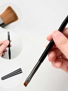 10pcs/Set Black Nail Art Pens, 3D Nail Gel Pens, Professional Acrylic Pens, Gradient Nail Art DIY Tools Accessories - Multicolor - View 10