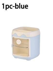 1个多功能可爱猪鼻子笔筒，办公桌收纳盒，大容量储物桶，返校礼物，附赠随机颜色贴纸 办公桌配件 桌面配件 办公用品 办公装饰 办公桌配件 桌面配件 办公配件 - 長方形 - 查看 16