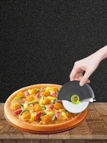 Pizza Cutting Wheel With Detachable Blades, Featuring A Safety Blade Guard, Ultra-Sharp Stainless Steel Construction, Easy Cutting, And Easy Cleaning; Dishwasher - Multicolor - View 9